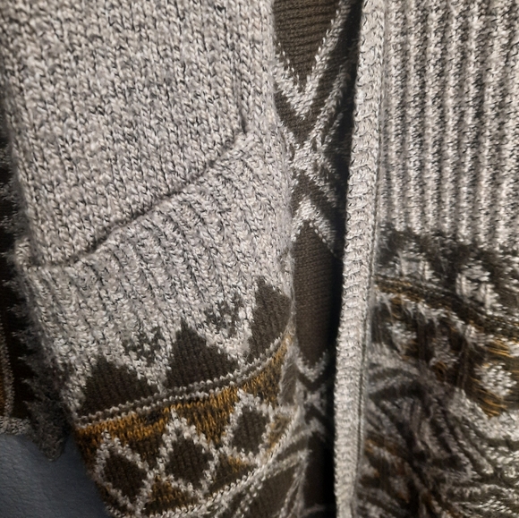 Lucky Brand Tribal Cardigan Sweater - Picture 5 of 9